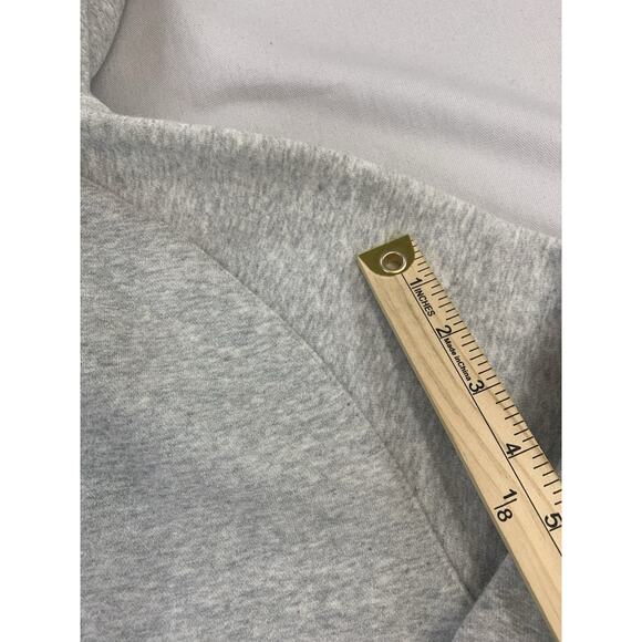 Nike Air Men's Pullover Hoodie Sweatshirt Grey Logo Spell Out Size Small - Picture 6 of 9